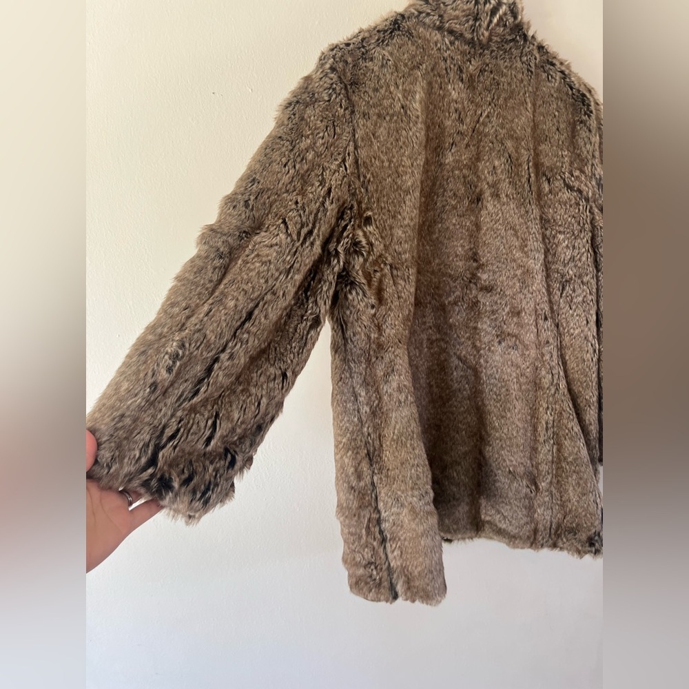 Chico’s Reversible Faux Fur Paisley Full-Zip Jacket Size 12/14 NWT - Picture 11 of 16